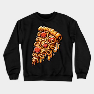 Pizza Artwork for Pizza lover Crewneck Sweatshirt